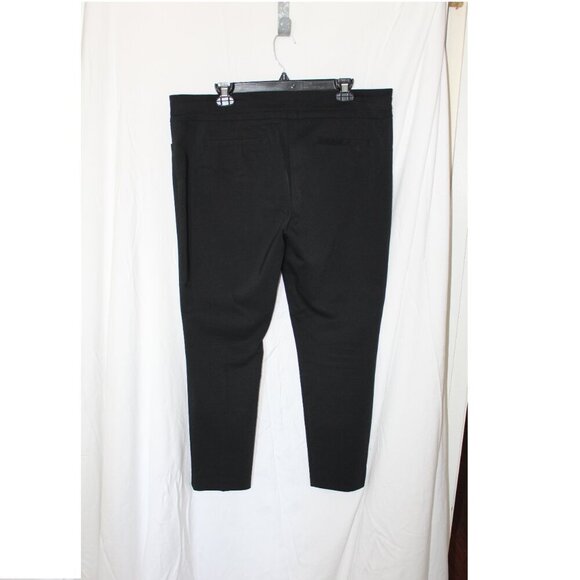 New York & Co (7th Avenue Design) Slim Leg Ankle Pants - Black - Size 14 - Picture 2 of 4